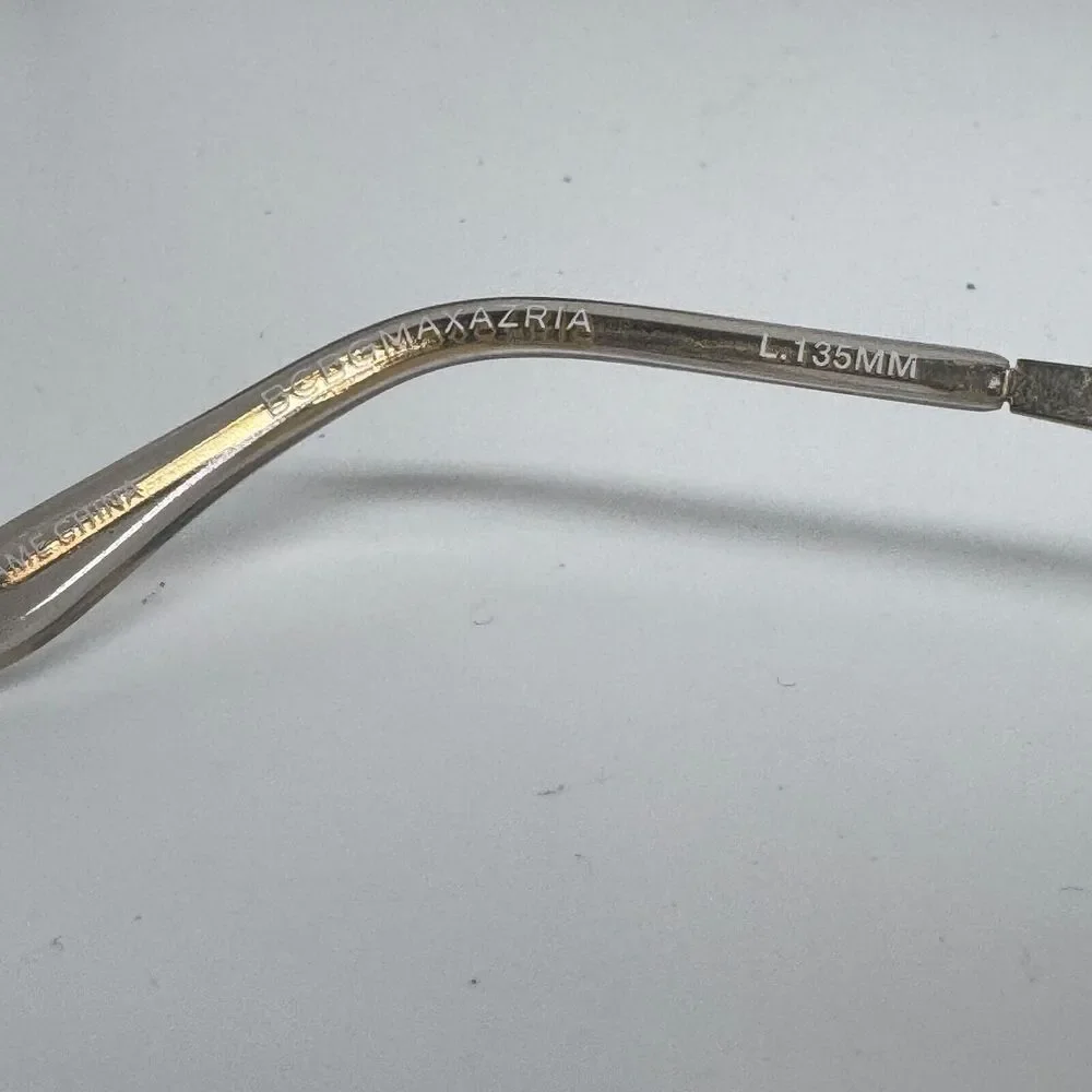 BCBG‎ Maxazria Cat Eye Clear Glitter Eyeglasses Elise Sand Shimmer 52 15 H15813